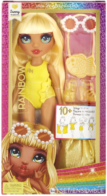 Кукла с аксессуарами Rainbow High Swim Санни Мэдисон / 42670 (желтый)