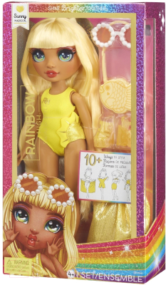 Кукла с аксессуарами Rainbow High Swim Санни Мэдисон / 42670 (желтый)