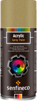 Краска автомобильная Senfineco Paint Acrylic Metallic / 4139 (400мл, зеленое золото) - 