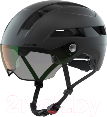 Защитный шлем Alpina Sports Soho Visor V / A9787_30 (р.52-56, Black Matt)