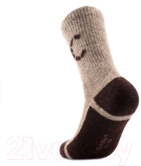 Термоноски Следопыт Organic wool socks Yak / PF-TS-75 (р.41-43/125, tobacco brown)