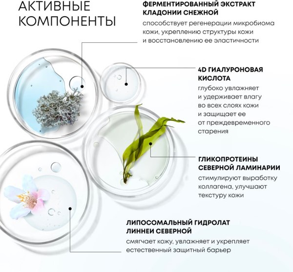 Маска для лица гелевая Natura Siberica Lab Biome Увлажняющая (75мл)