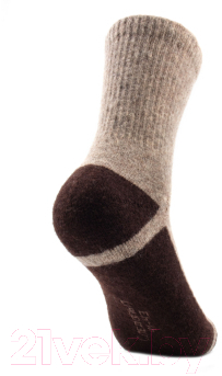 Термоноски Следопыт Organic wool socks Yak / PF-TS-76 (р.44-46/125, tobacco brown)