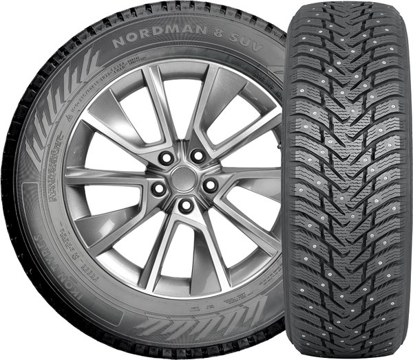 Зимняя шина Ikon (Nokian Tyres) Nordman 8 SUV 235/55R18 104T (шипы)
