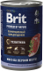 Влажный корм для собак Brit Premium by Nature с телятиной / 5051090 (410г) - 