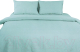 Комплект постельного белья Беларускі лён 210x220 22С107-ШР/уп/ст. (210 мята 1) - 