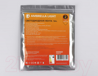 Светодиодная лента Ambrella GS3401