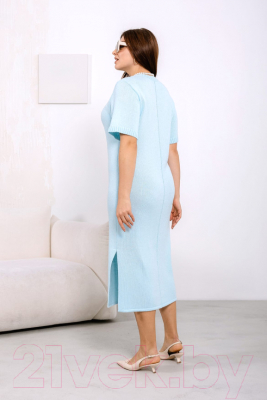 Платье Romgil РВ0015-ХЛ2  (р.170-92-98, бледно-голубой)