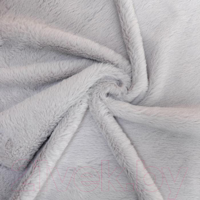 Ткань для творчества Страна Карнавалия Лоскут. Мех на трикотажной основе / 10114549 (серый)