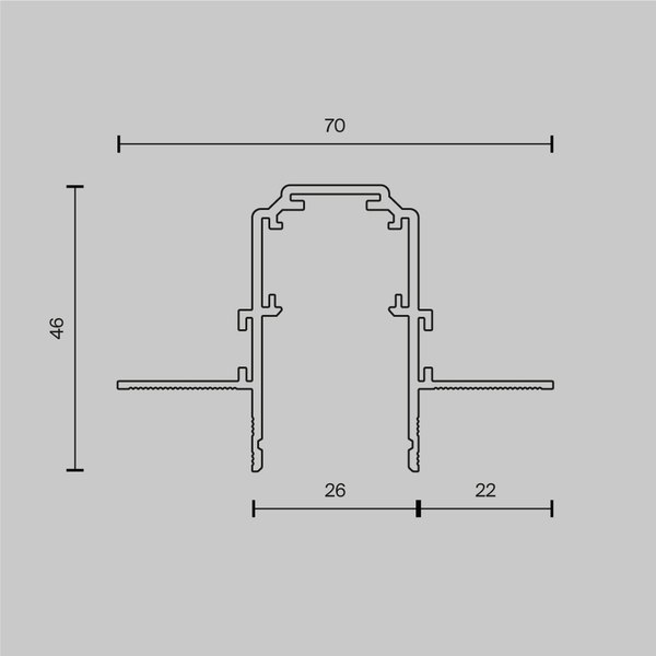 Шинопровод Maytoni Busbar Trunkings Exility TRX034-422.12B