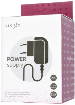 Зарядное устройство сетевое Vixion Универсальное 12В/2A (2.5x0.7) / GS-00008582