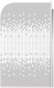 Стеклянная шторка для ванны Teymi Solli Mosaic 85x140 / T00203 (прозрачное стекло/хром) - 