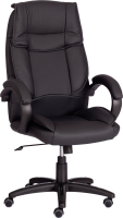 Кресло офисное Tetchair Oreon кожзам (черный) - 