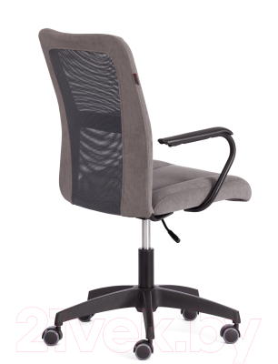 Кресло офисное Tetchair Staff флок (серый, 29/W-12)