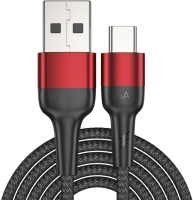 Кабель Rexant USB-A - Type-C / 18-7066 (1м, черный) - 