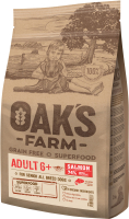 Сухой корм для собак Oak's Farm Беззерновой для зрелых собак всех пород. Лосось (6.5кг) - 