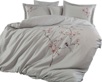 Комплект постельного белья Dantela Vita Huma с вышивкой 200x220 / 11837 (мятный) - 