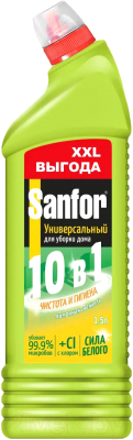 Универсальное чистящее средство Sanfor Универсал Лимонная свежесть (1.5л)