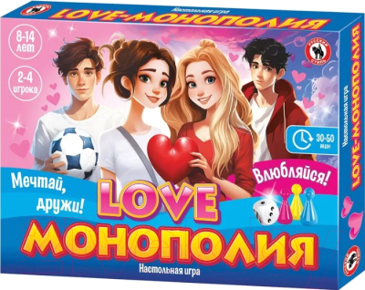 Настольная игра Русский стиль Love монополия / 03367