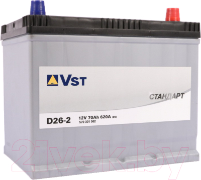 Автомобильный аккумулятор VST 570301062 (70 А/ч)