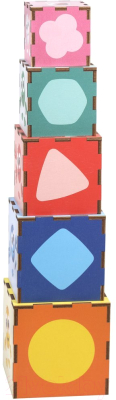 Развивающий игровой набор Mapacha Умные кубики Цветняшки 3 в 1 / 962112