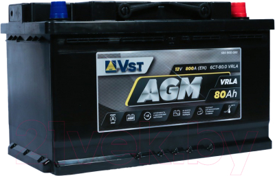 Автомобильный аккумулятор VST 580900080 (80 А/ч)