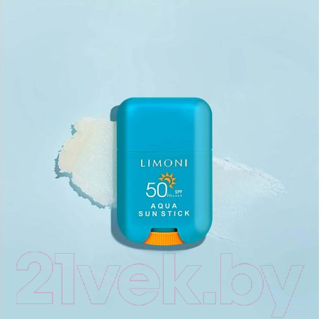 Крем солнцезащитный Limoni Aqua Sun Stick SPF 50+ РА++++ Стик (16.5г) — фото 5