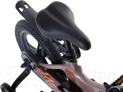 Детский велосипед Maxiscoo Jazz Pro 14 2024 / MSC-J1435P (серый жемчуг)