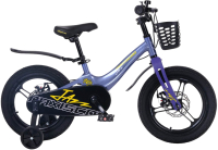Детский велосипед Maxiscoo Jazz Pro 16 2024 / MSC-J1631P (синий карбон) - 