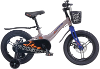 Детский велосипед Maxiscoo Jazz Pro 16 2024 / MSC-J1635P (серый жемчуг) - 
