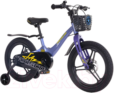Детский велосипед Maxiscoo Jazz Pro 18 2024 / MSC-J1831P (синий карбон)