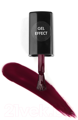 Лак для ногтей E.Mi Ультрастойкий Gel Effect Смелое бордо №175 (9мл)