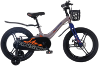 Детский велосипед Maxiscoo Jazz Pro 18 2024 / MSC-J1835P (серый жемчуг) - 
