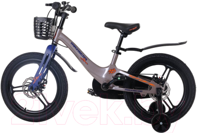 Детский велосипед Maxiscoo Jazz Pro 18 2024 / MSC-J1835P (серый жемчуг)