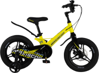 Детский велосипед Maxiscoo Space Deluxe Plus 14 2024 / MSC-S1435D (желтый матовый) - 
