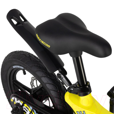 Детский велосипед Maxiscoo Space Deluxe Plus 14 2024 / MSC-S1435D (желтый матовый)