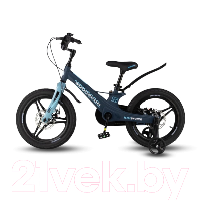 Детский велосипед Maxiscoo Space Deluxe 16 2024 / MSC-S1631D (матовый ультрамарин)