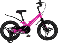 Детский велосипед Maxiscoo Space Deluxe 16 2024 / MSC-S1632D (ультра-розовый матовый) - 