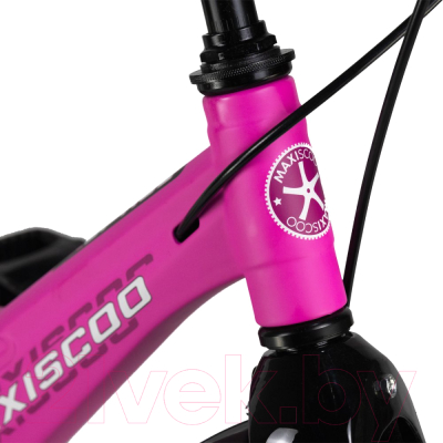 Детский велосипед Maxiscoo Space Deluxe 16 2024 / MSC-S1632D (ультра-розовый матовый)