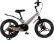 Детский велосипед Maxiscoo Space Deluxe 16 2024 / MSC-S1633D (серый жемчуг) - 