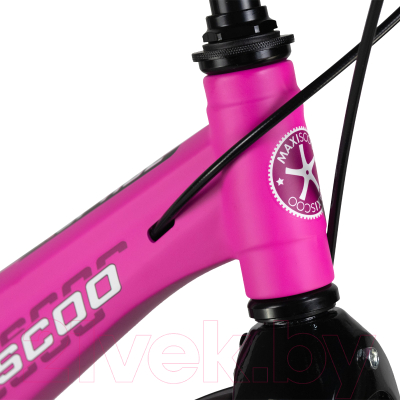 Детский велосипед Maxiscoo Space Deluxe 18 2024 / MSC-S1832D (ультра-розовый матовый)