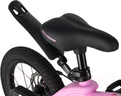 Детский велосипед Maxiscoo Cosmic Стандарт Плюс 14 2024 / MSC-C1431 (розовый матовый)