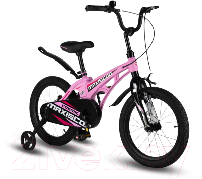 Детский велосипед Maxiscoo Cosmic Стандарт 16 2024 / MSC-C1631 (розовый матовый)