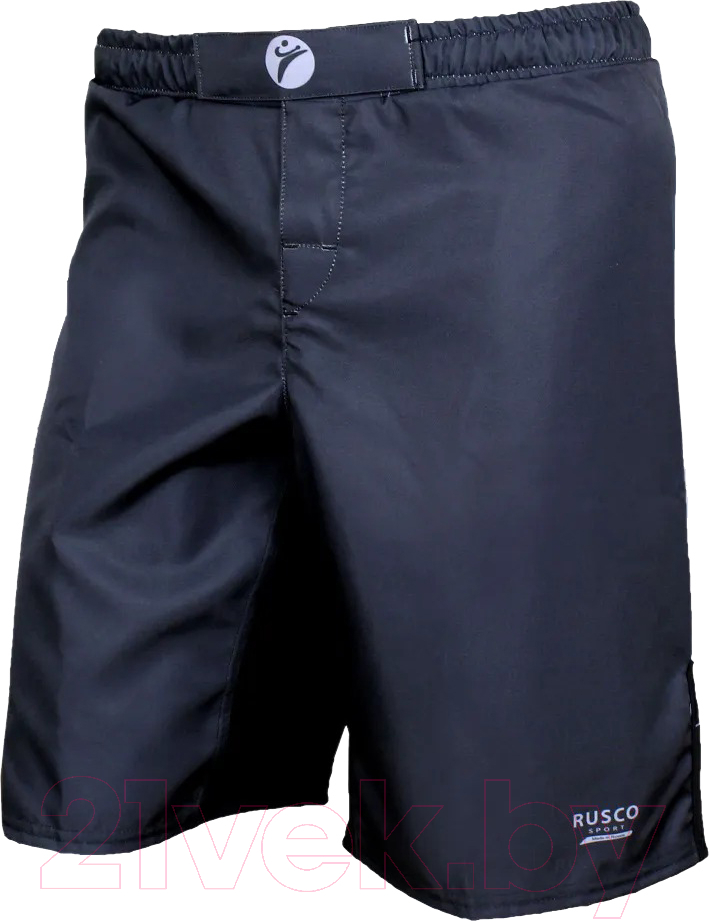 Шорты для единоборств RuscoSport Only Black детские для ММА (2XL)