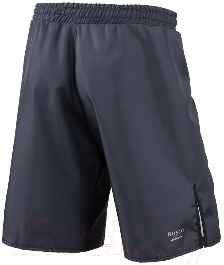 Шорты для единоборств RuscoSport Only Black детские для ММА (2XL) — фото 2
