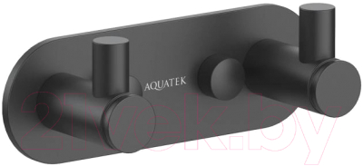 Крючок для ванной Aquatek Европа AQ4102MB (черный матовый)