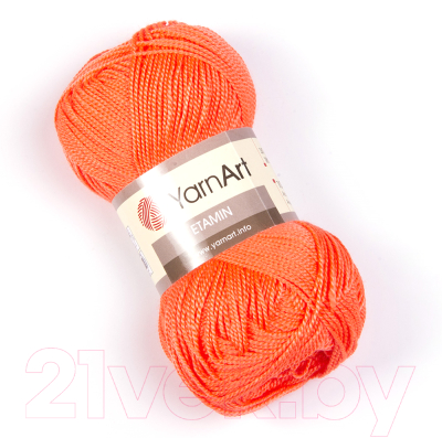 Набор пряжи для вязания Yarnart Etamin 100% акрил 180м / 458 (10шт, оранжевый)