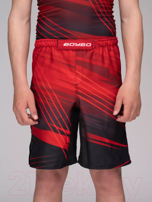 Шорты для единоборств BoyBo Challenger детские для ММА (2XL, red)