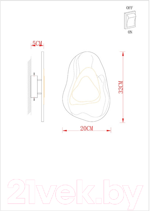 Бра Arte Lamp Libertas A2096AP-5BK