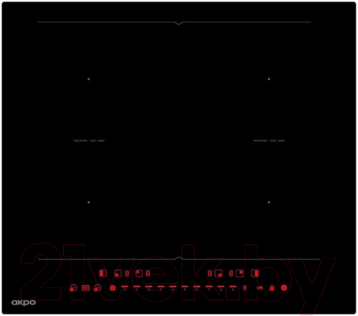 Индукционная варочная панель Akpo PIA 60 941 23 FZ-2 BL